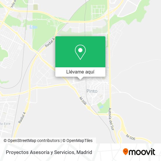 Mapa Proyectos Asesoría y Servicios
