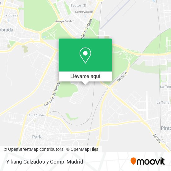 Mapa Yikang Calzados y Comp