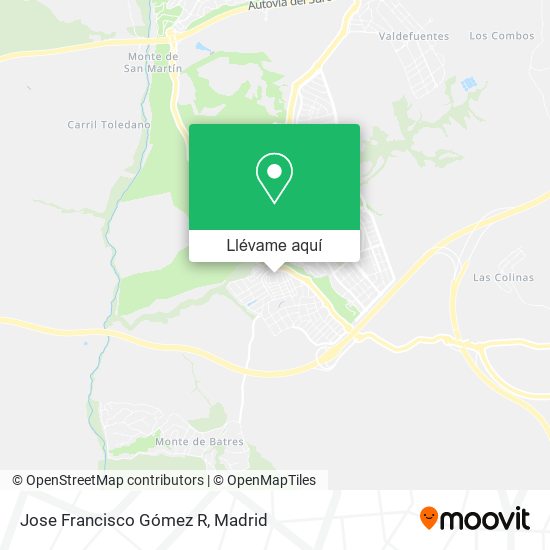 Mapa Jose Francisco Gómez R