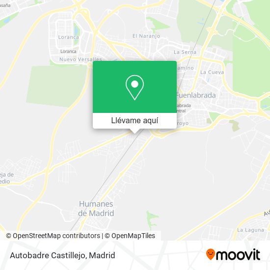 Mapa Autobadre Castillejo