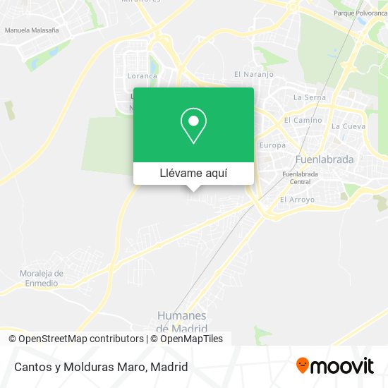 Mapa Cantos y Molduras Maro