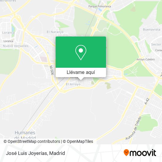 Mapa José Luis Joyerías