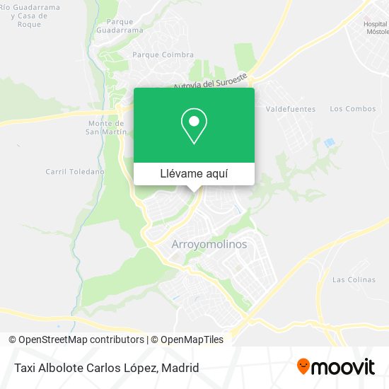 Mapa Taxi Albolote Carlos López