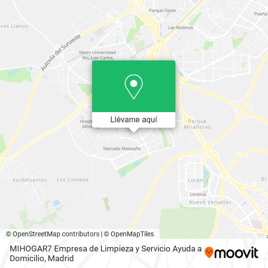 Mapa MIHOGAR7 Empresa de Limpieza y Servicio Ayuda a Domicilio