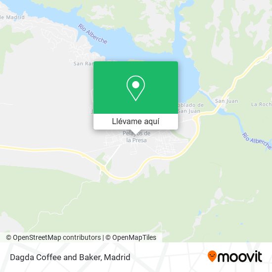Mapa Dagda Coffee and Baker