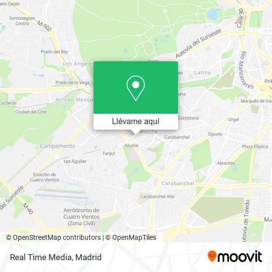 Mapa Real Time Media