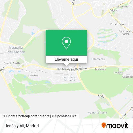 Mapa Jesús y Ali