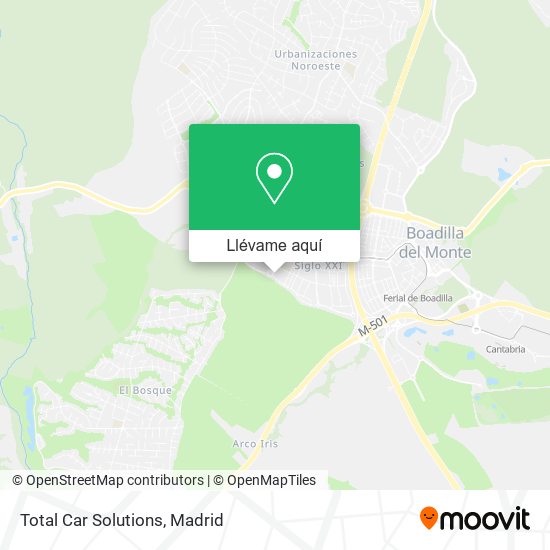 Mapa Total Car Solutions