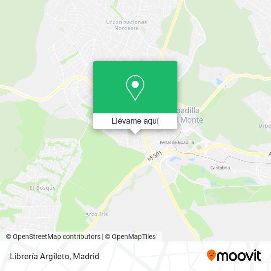 Mapa Librería Argileto