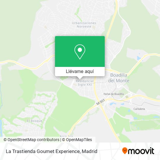 Mapa La Trastienda Goumet Experience