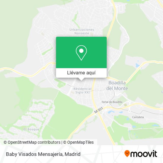 Mapa Baby Visados Mensajería