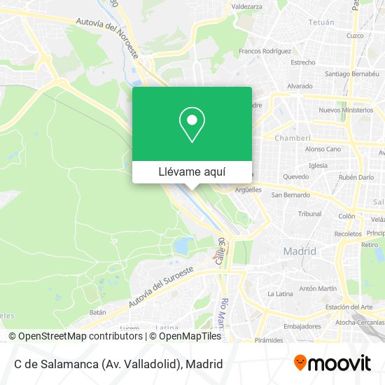 Mapa C de Salamanca (Av. Valladolid)