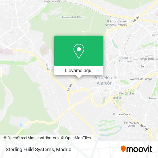 Mapa Sterling Fuild Systems