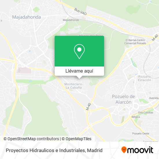 Mapa Proyectos Hidraulicos e Industriales