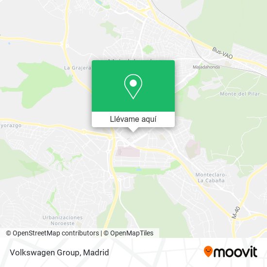 Mapa Volkswagen Group