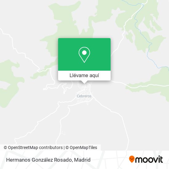 Mapa Hermanos González Rosado