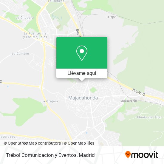 Mapa Trébol Comunicacion y Eventos