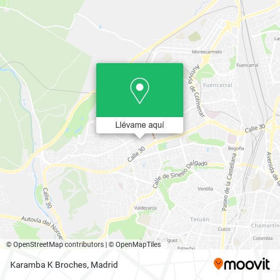 Mapa Karamba K Broches