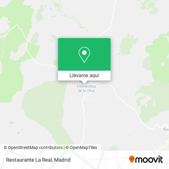 Mapa Restaurante La Real