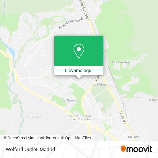 Mapa Wolford Outlet