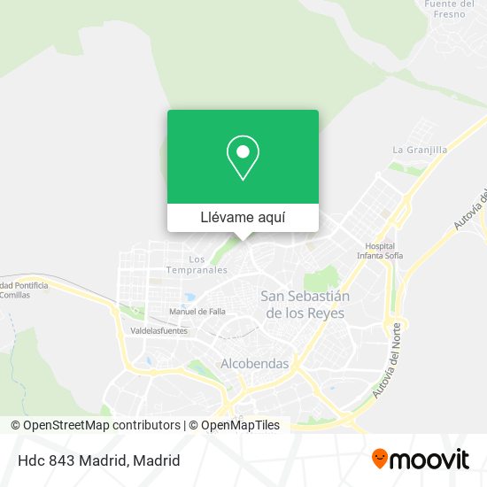 Mapa Hdc 843 Madrid