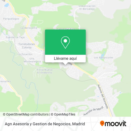 Mapa Agn Asesoría y Gestion de Negocios