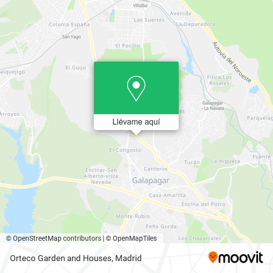 Mapa Orteco Garden and Houses