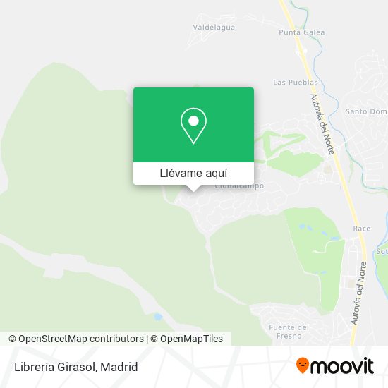 Mapa Librería Girasol