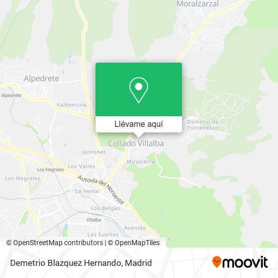 Mapa Demetrio Blazquez Hernando