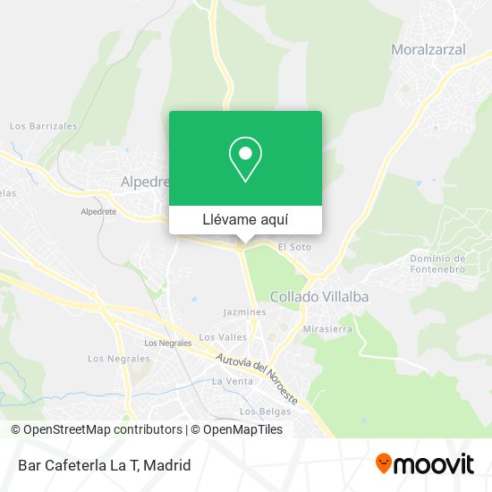 Mapa Bar Cafeterla La T