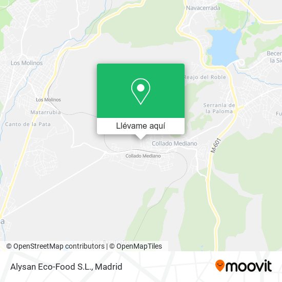 Mapa Alysan Eco-Food S.L.