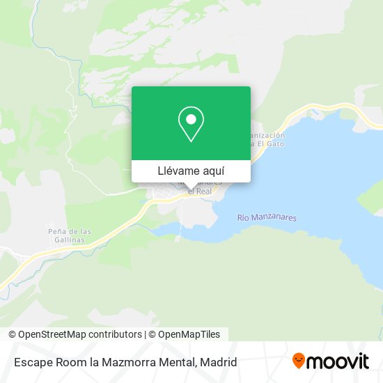 Mapa Escape Room la Mazmorra Mental