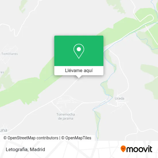 Mapa Letografia