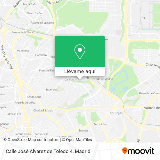 Mapa Calle José Álvarez de Toledo 4