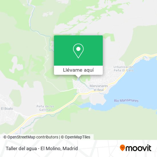 Mapa Taller del agua - El Molino