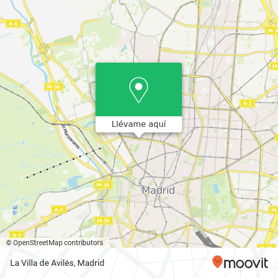 Mapa La Villa de Avilés