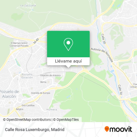 Mapa Calle Rosa Luxemburgo