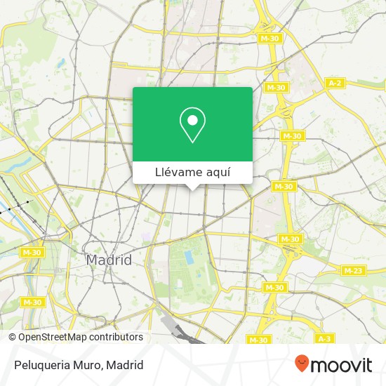 Mapa Peluqueria Muro