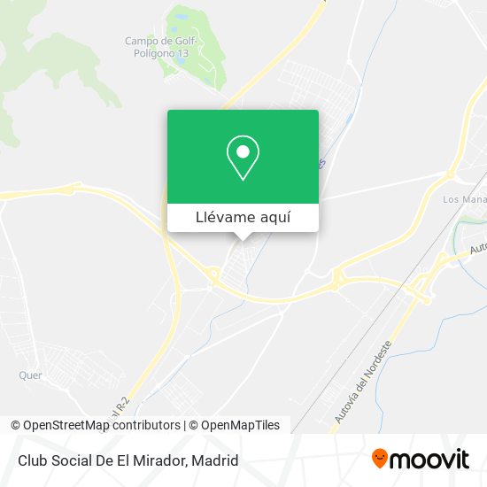Mapa Club Social De El Mirador