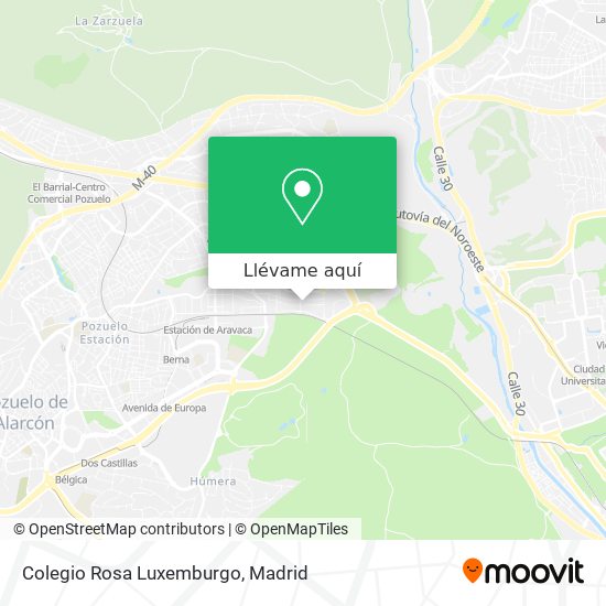 Mapa Colegio Rosa Luxemburgo