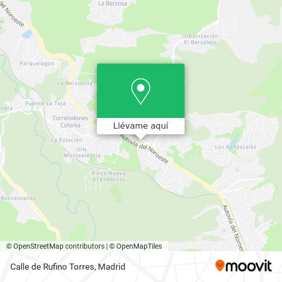 Mapa Calle de Rufino Torres