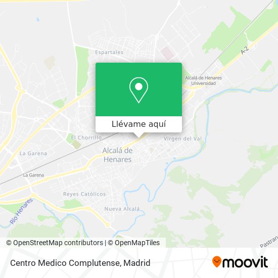Mapa Centro Medico Complutense