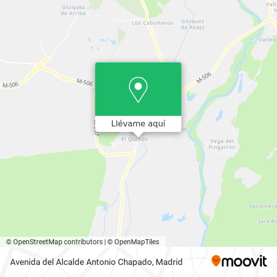 Mapa Avenida del Alcalde Antonio Chapado