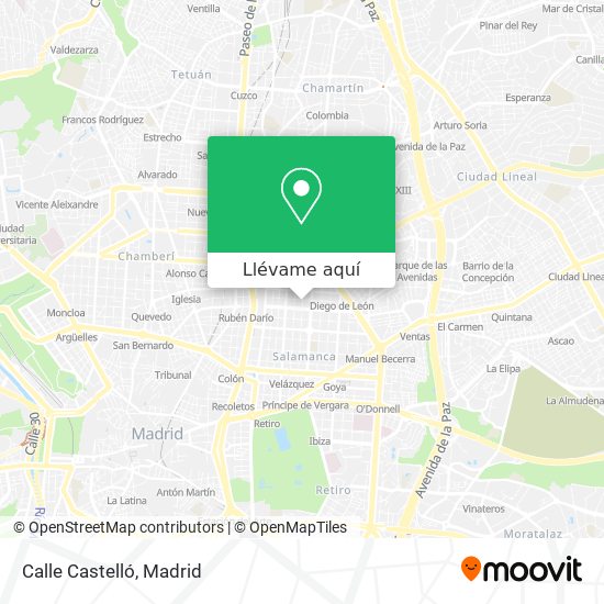 Mapa Calle Castelló