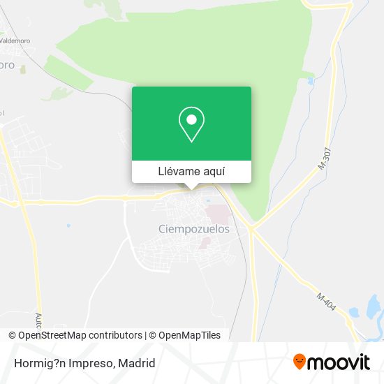Mapa Hormig?n Impreso