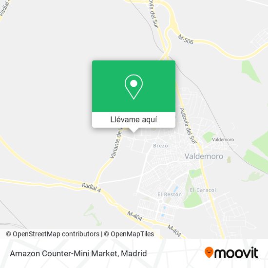 Mapa Amazon Counter-Mini Market