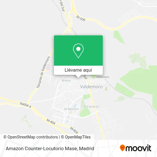 Mapa Amazon Counter-Locutorio Mase