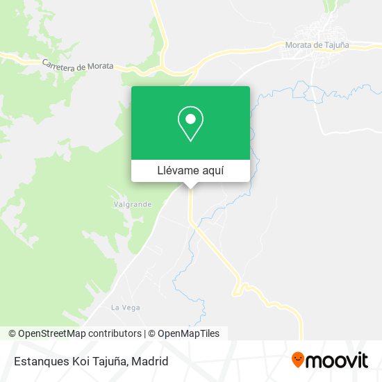 Mapa Estanques Koi Tajuña