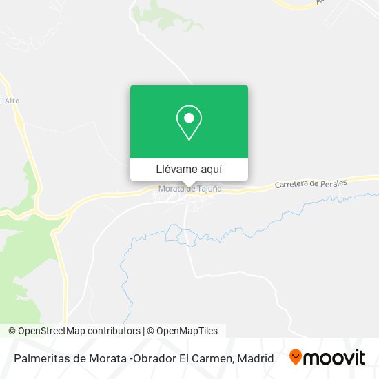 Mapa Palmeritas de Morata -Obrador El Carmen