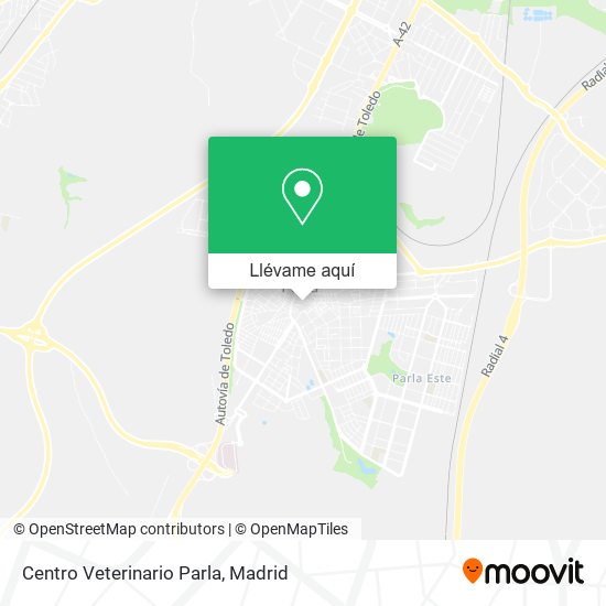 Mapa Centro Veterinario Parla